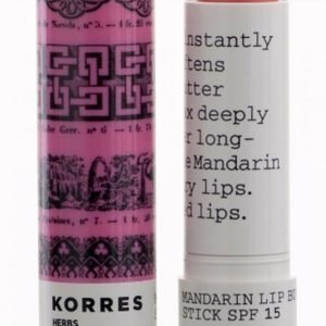 Korres Lipbutter Clear Pink Spf 15 5 G Huulivoide