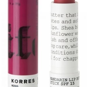 Korres Lipbutter Clear Purple Spf 15 5 G Huulivoide