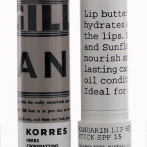 Korres Lipbutter Clear Spf 15 5 G Huulivoide