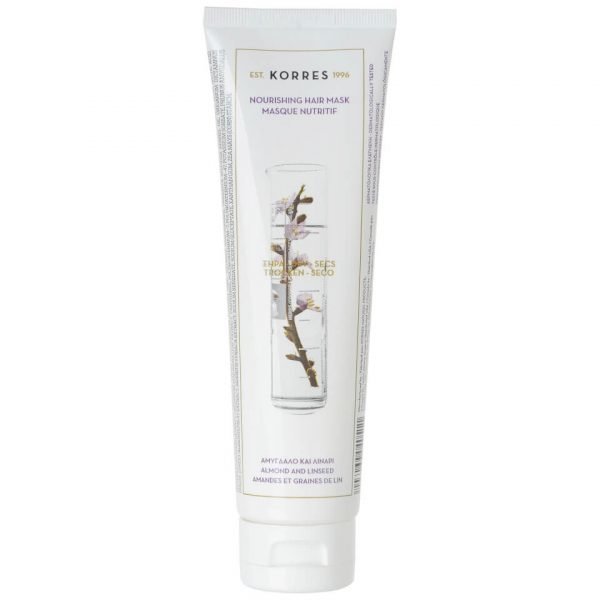 Korres Natural Almond And Linseed Hair Mask For Dry / Damaged Hair 125 Ml