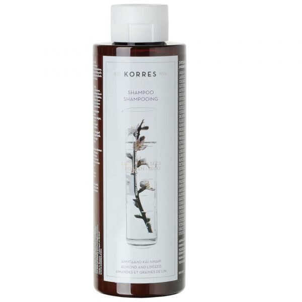 Korres Natural Almond And Linseed Shampoo For Dry / Damaged Hair 250 Ml
