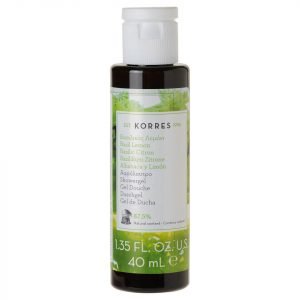 Korres Natural Basil Lemon Shower Gel Travel Size 40 Ml