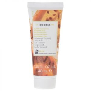 Korres Natural Bergamot Pear Body Milk Travel Size 40 Ml