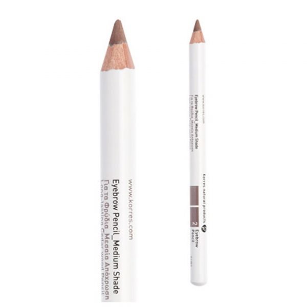 Korres Natural Cedar Wood Long Lasting Eyebrow Pencil Various Shades Medium