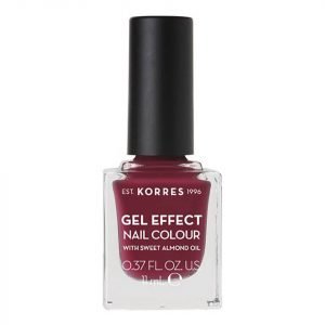 Korres Natural Gel Effect Nail Colour Berry Addict 11 Ml