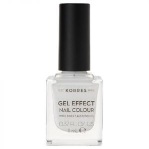 Korres Natural Gel Effect Nail Colour Blanc White 11 Ml