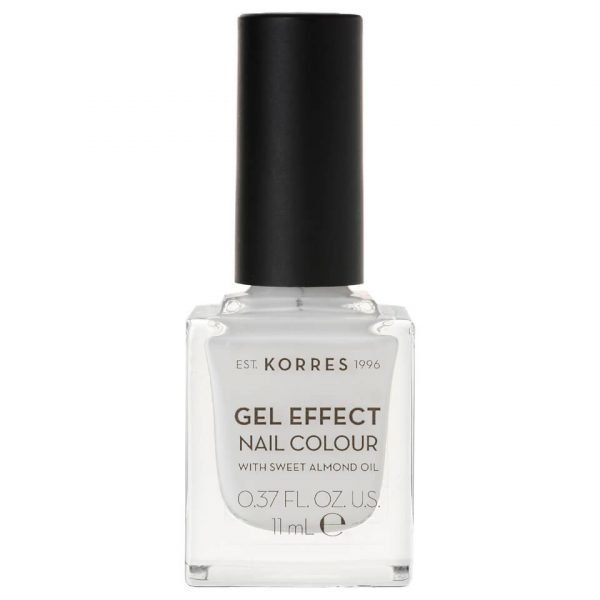 Korres Natural Gel Effect Nail Colour Blanc White 11 Ml