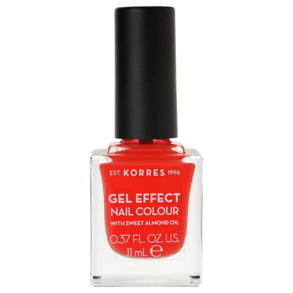 Korres Natural Gel Effect Nail Colour Coral 11 Ml