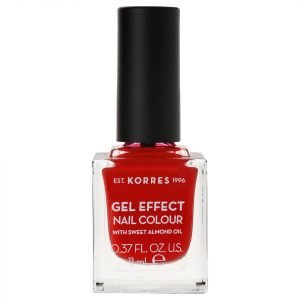 Korres Natural Gel Effect Nail Colour Royal Red 11 Ml