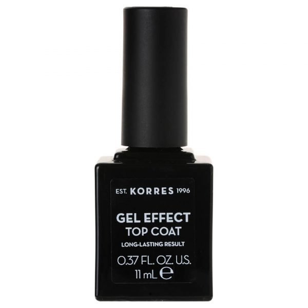 Korres Natural Gel Effect Nail Colour Top Coat 11 Ml