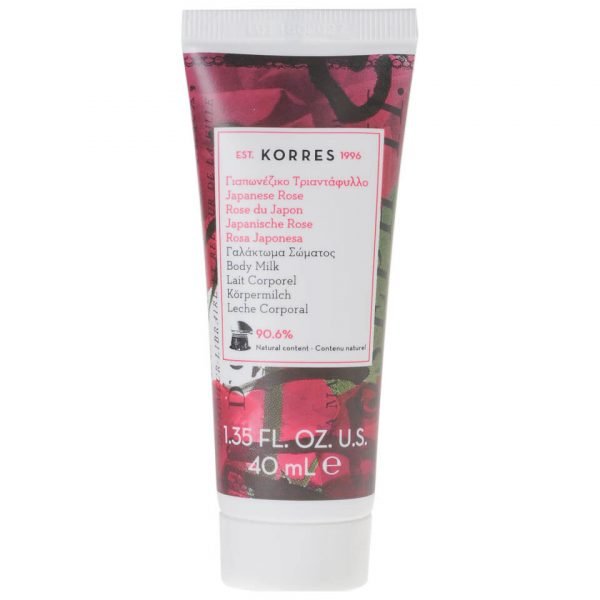 Korres Natural Japanese Rose Body Milk Travel Size 40 Ml