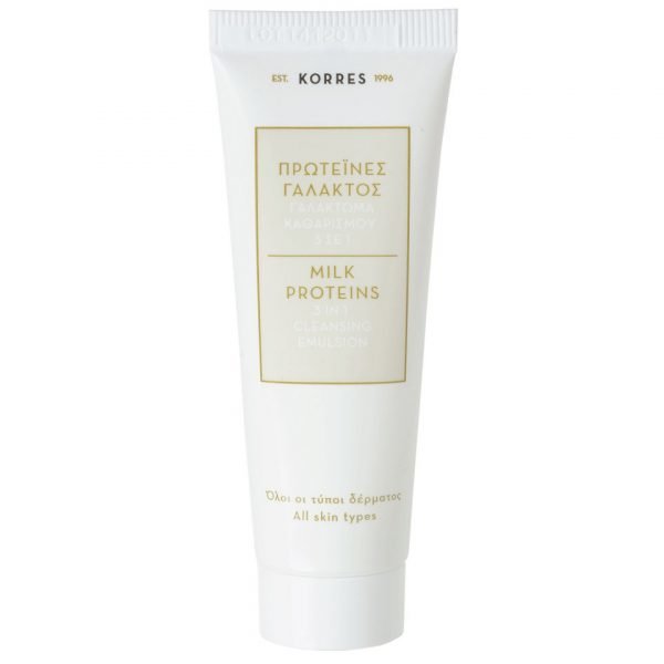 Korres Natural Milk Proteins 3-In-1 Cleansing Emulsion Travel Size 16 Ml