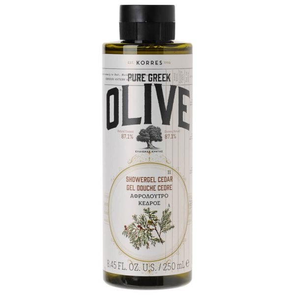 Korres Natural Pure Greek Olive And Cedar Shower Gel 250 Ml