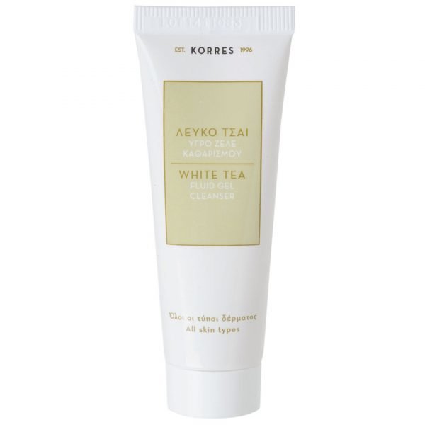 Korres Natural White Tea Facial Fluid Gel Cleanser Travel Size 16 Ml