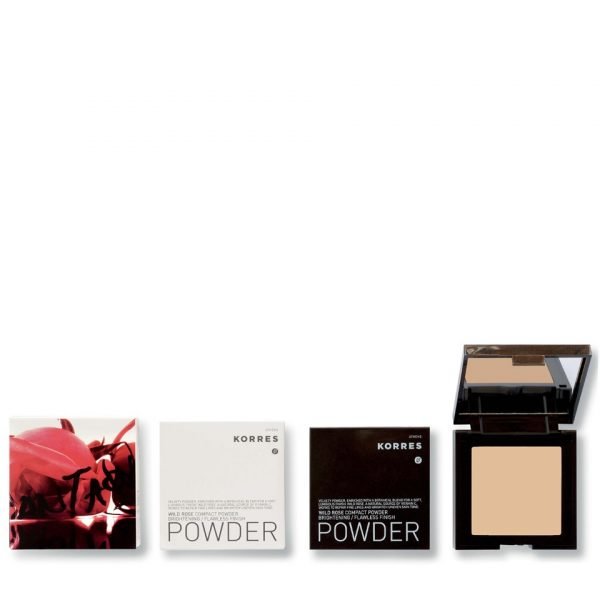 Korres Natural Wild Rose Brightening Compact Powder Various Shades Wrp2