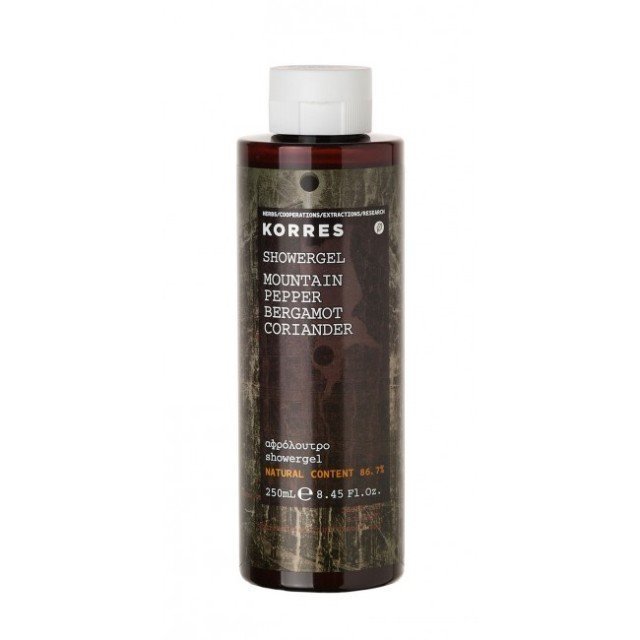 Korres Showergel Mountain Pepper 250 ml