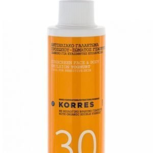 Korres Suncare Spray Youghurt Spf 30 150 Ml Aurinkovoide