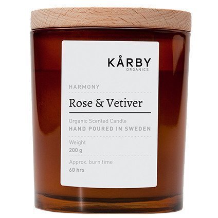 Kårby Organics Original Candle Rose & Vetiver