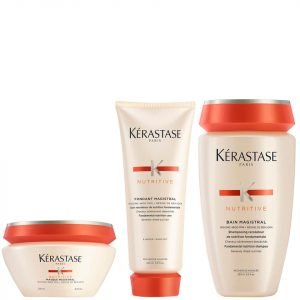 Kérastase Nutritive Fondant Magistral 200 Ml & Nutritive Bain Magistral 250 Ml & Nutritive Masque Magistral 200 Ml