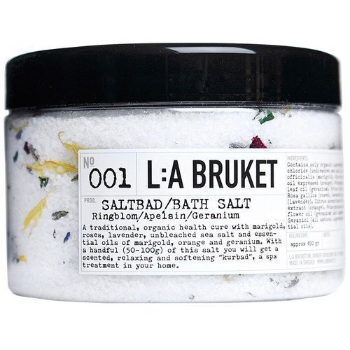 L:A Bruket Bath Salt Ringblom/Apelsin/Geranium