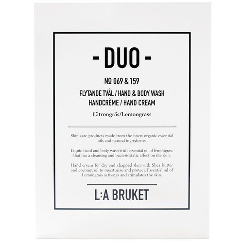 L:A Bruket Citrongräs Soap + Hand Cream Duo