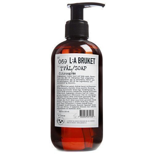 L:A Bruket Liquid Soap Citrongräs 250 ml