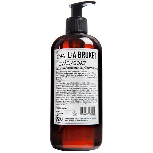 L:A Bruket Liquid Soap Salvia/Rosmarin/Lavendel 450 ml