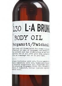 L:A Bruket Nr.130 Bodyoil Bergamotti/Patsuli 120 ml