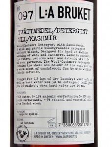 L:A Bruket Nr.97 Pesuaine Villa/Kashmir 450 ml