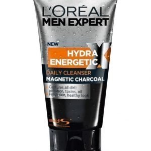 L'Oréal Men Expert Hydra Energetic X Magnetic Charcoal Puhdistusgeeli 150 ml