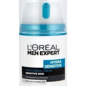 L'Oréal Men Expert Hydra Sensitive Suojaava Ja Rauhoittava Kosteusvoide Herkälle Iholle 50 ml