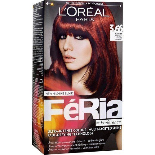 L'Oréal Paris Féria by Préférence 3.66 Booster Pure Plum Intense Dark Red