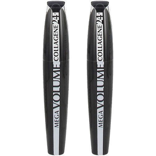 L'Oréal Paris Mega Volume Collagen 24h Mascara Duo Extra Black x 2