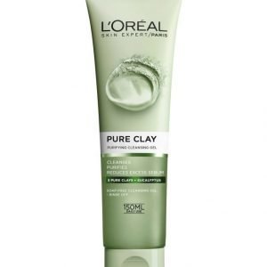 L'Oréal Paris Pure Clay Purifying Cleansing Gel Puhdistusgeeli 150 ml