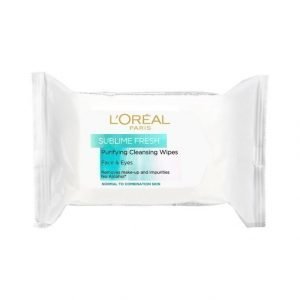 L'Oréal Paris Sublime Fresh Puhdistusliinat Normaalille Ja Sekaiholle 25 kpl