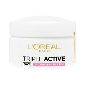 L'Oréal Paris Triple Active Päivävoide Kuivalle Ja Herkälle Iholle 50 ml