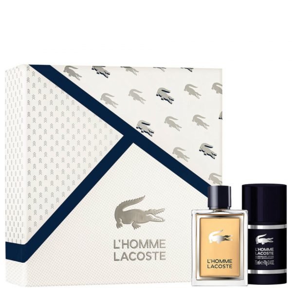 Lacoste L'homme Gift Set Eau De Toilette 50 Ml + Deodorant Stick 75 Ml