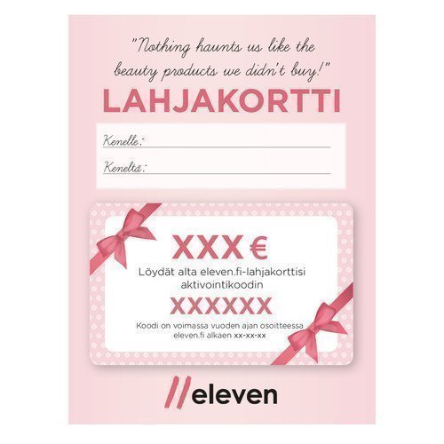 Lahjakortti elevenille (elektroninen) 10 eur