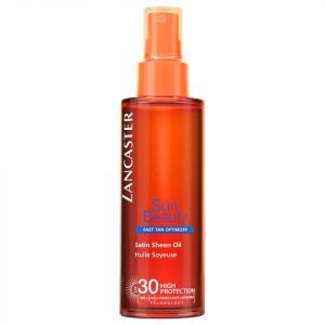 Lancaster Sun Beauty Satin Sheen Oil Fast Tan Optimiser Body Spf30 150 Ml