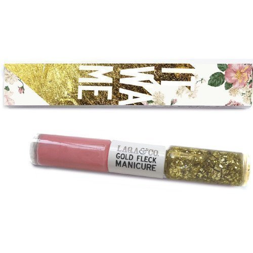 Laqa & Co Gold Fleck Manicure Cagney