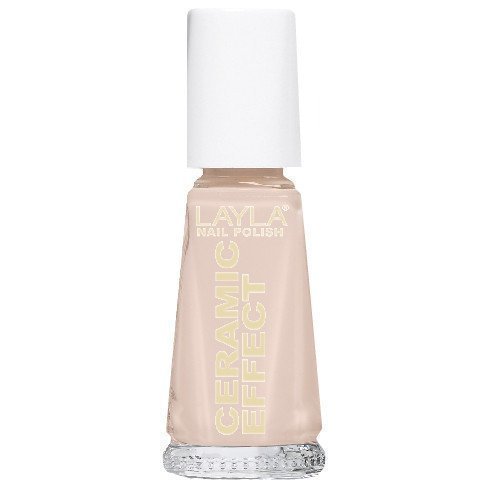 Layla Nail Polish Ceramic Effect 02 White Peach