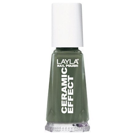 Layla Nail Polish Ceramic Effect 35 Khaki Green