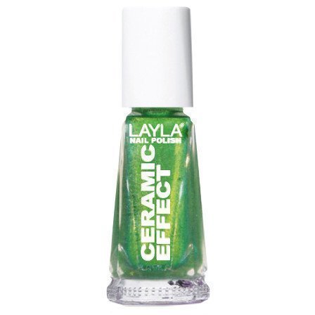 Layla Nail Polish Ceramic Effect 61 Golden Green