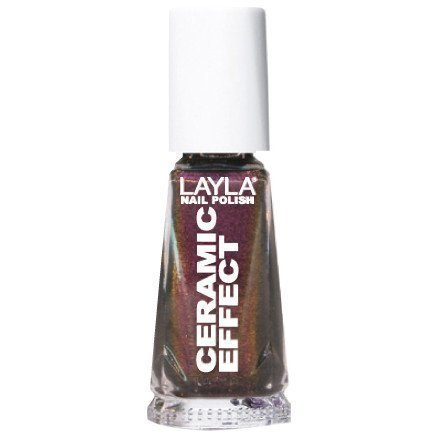 Layla Nail Polish Ceramic Effect 63 Scarabeus Black