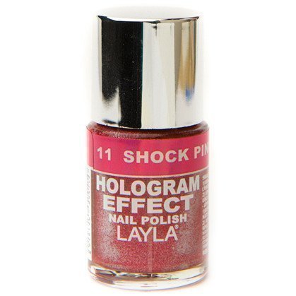 Layla Nail Polish Hologram Effect 11 Shock Pink