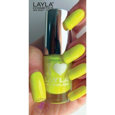 Layla Nail Polish I Love Layla 04 Yellow Fluo