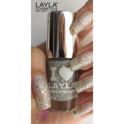 Layla Nail Polish I Love Layla 14 Glitty Silver