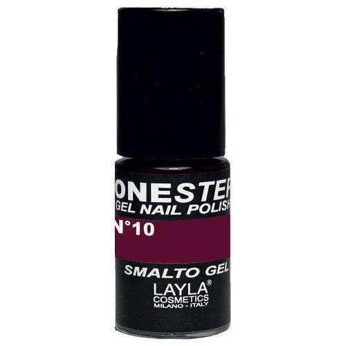 Layla One Step Gel Nail Polish 10 Red in Brown