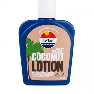 Le Tan Coconut Lotion Spf 50+ Aurinkosuoja Valkoinen