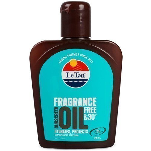 Le Tan Fragrance Free Sunscreen Oil SPF 30